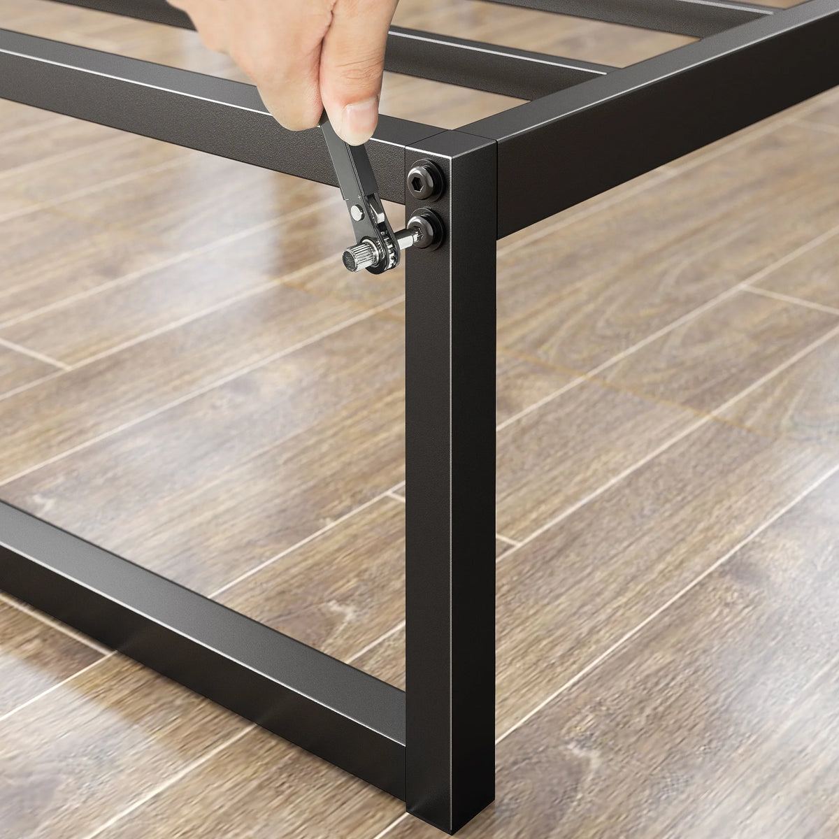 12" Metal Platform Bed Frame, Twin N501