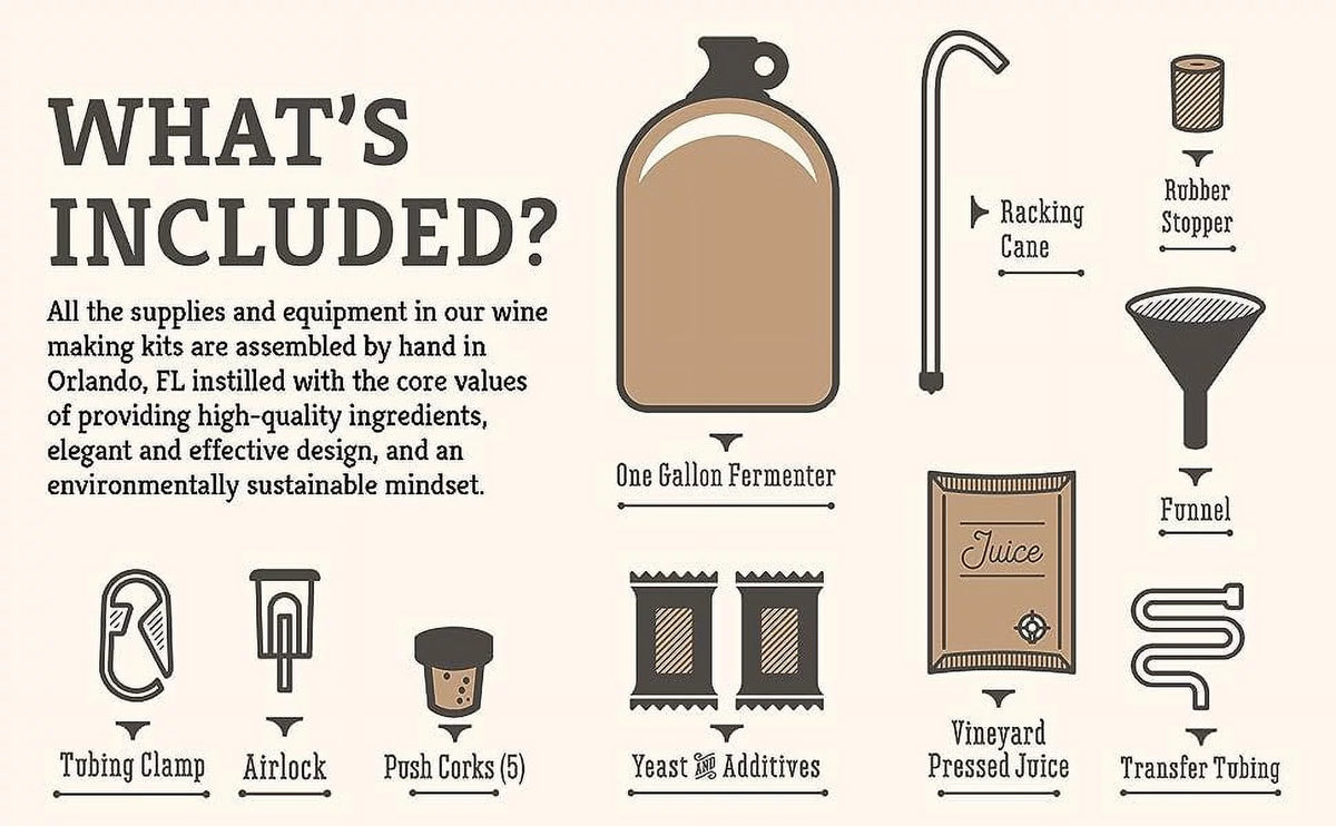 1 Gallon Wine Making Kit K656