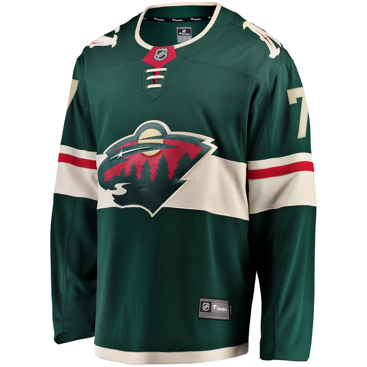 Men's Green Minnesota Wild Home Breakaway Player Jersey M5085