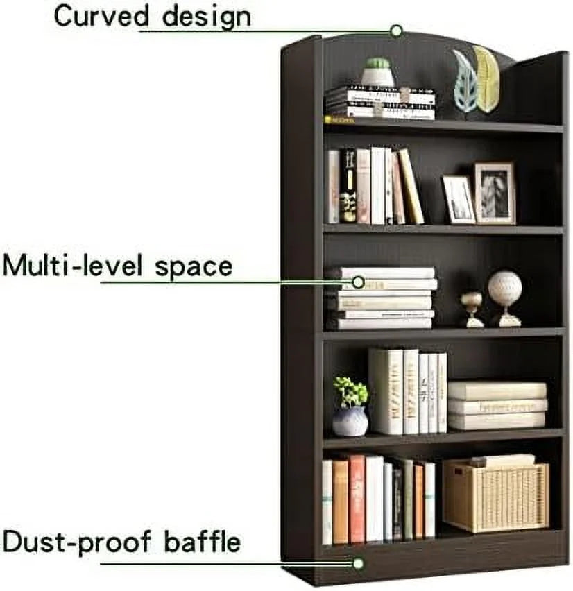 Wood 5 Tier Bookshelf H82260