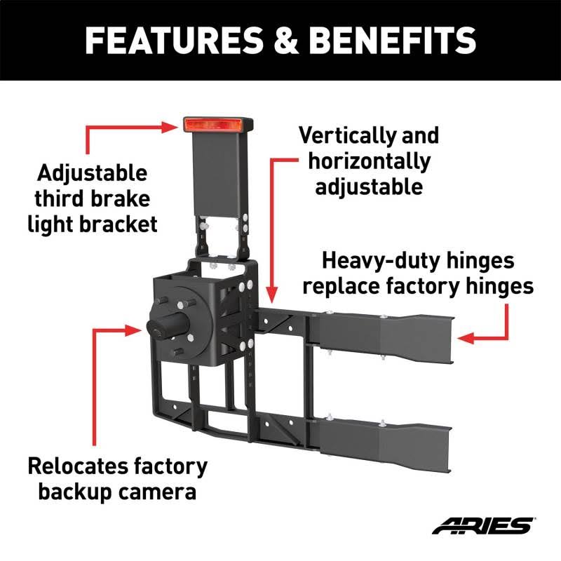 Heavy-Duty Spare Tire Carrier Q8744