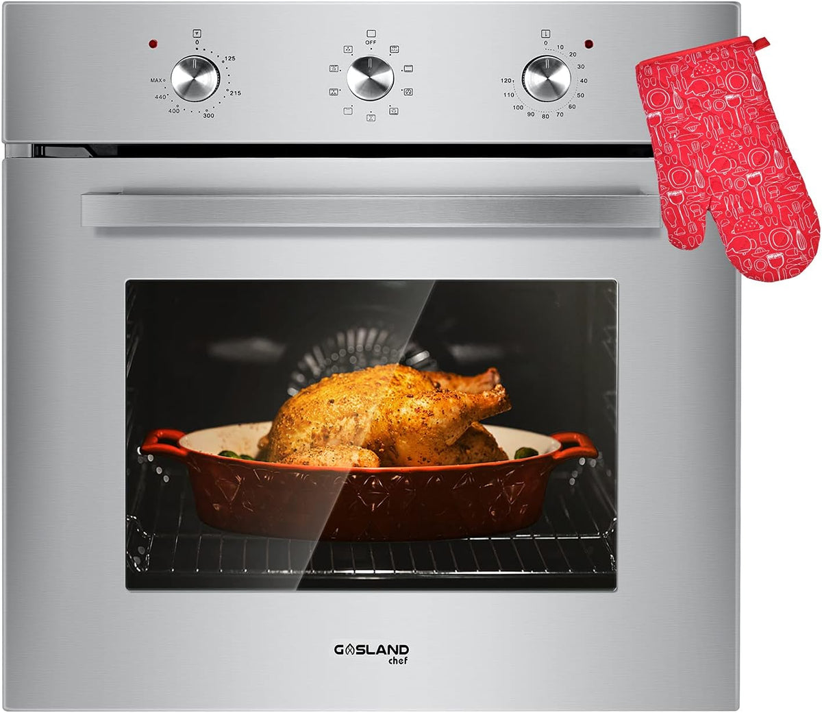 24 Built-in Electric Convection Wall Oven with Rotisserie P3183