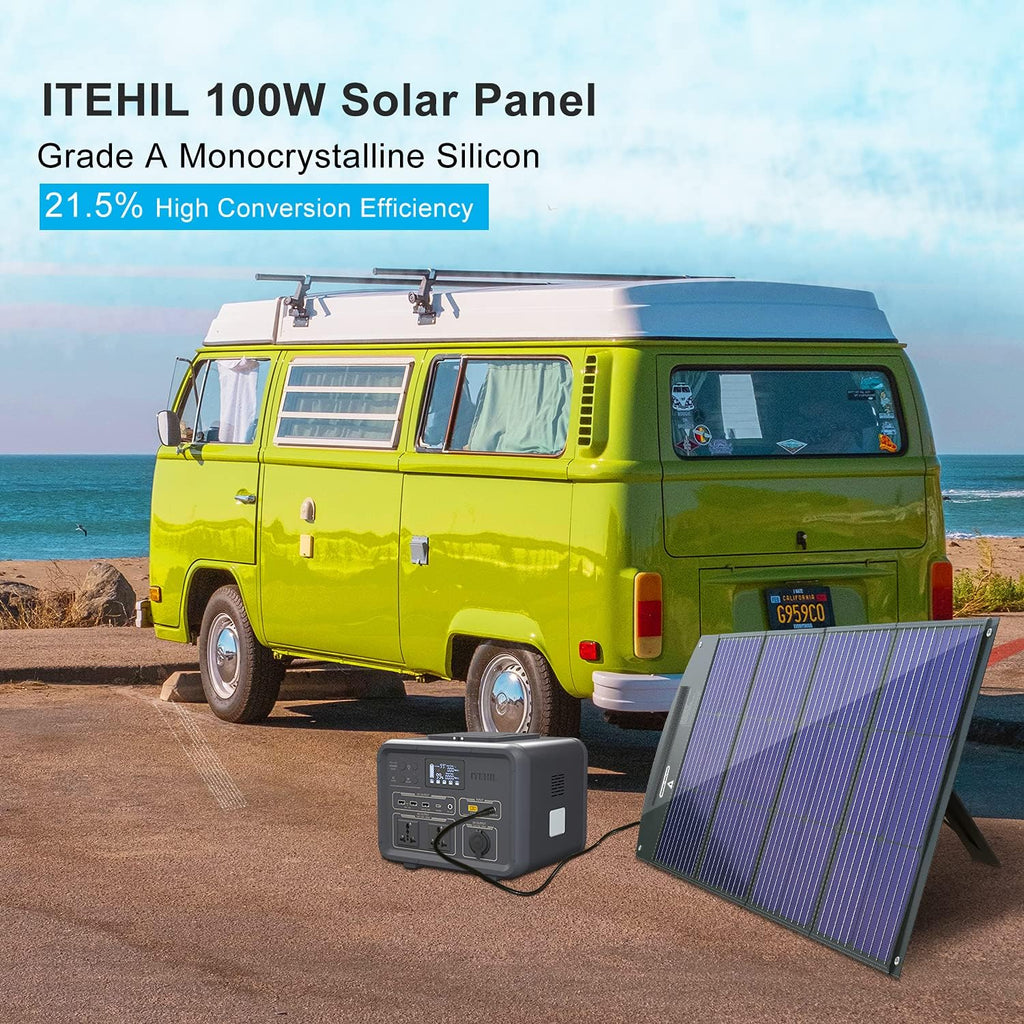 100W 18 Volt Monocrystalline Foldable Solar Panel C2596