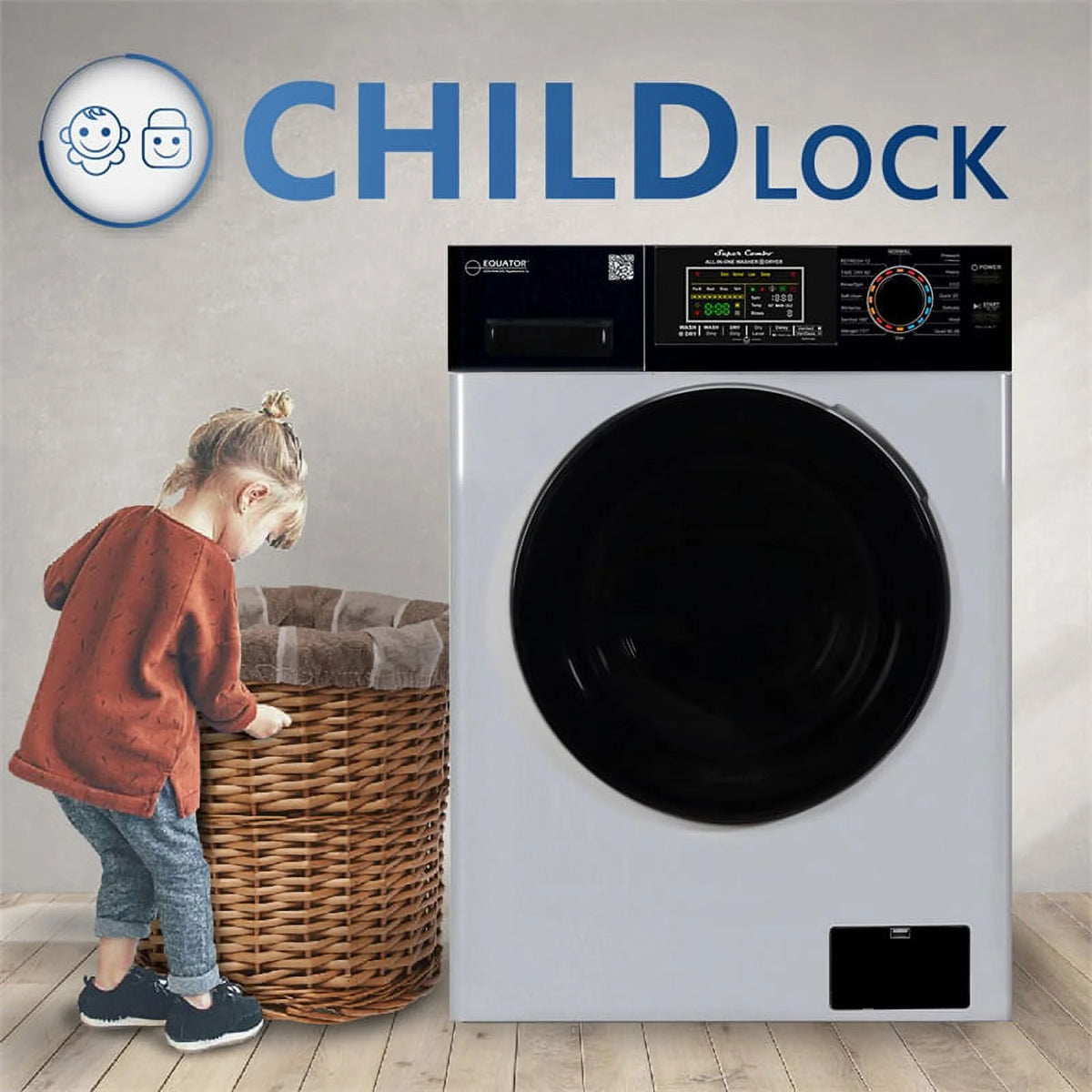 110V 18 lbs Combo Washer Dryer O6150