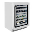 24 Bottle Dual Zone Wine Cooler with Stainless Steel Glass Door O645598