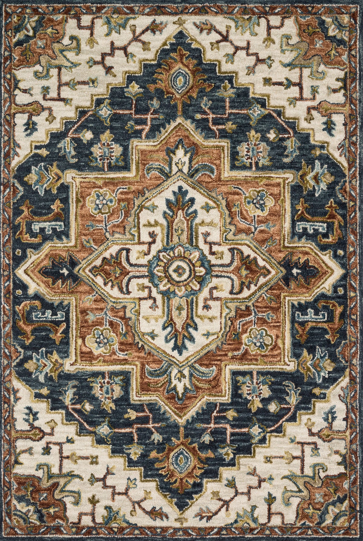 Blue Multi Rug P173135