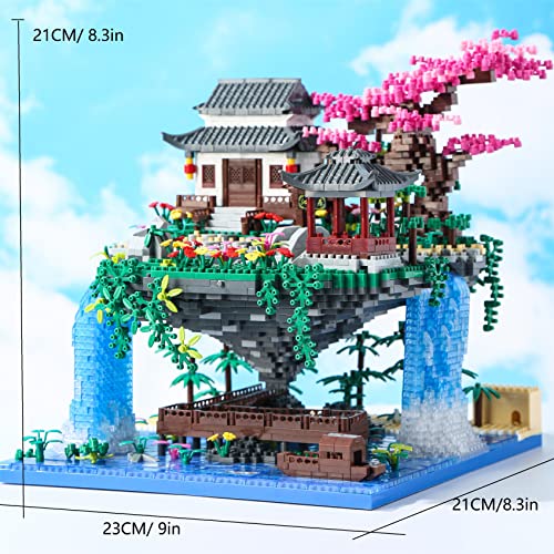 Cherry Blossom Tree Building Set with Lights 3320 Pcs X82677