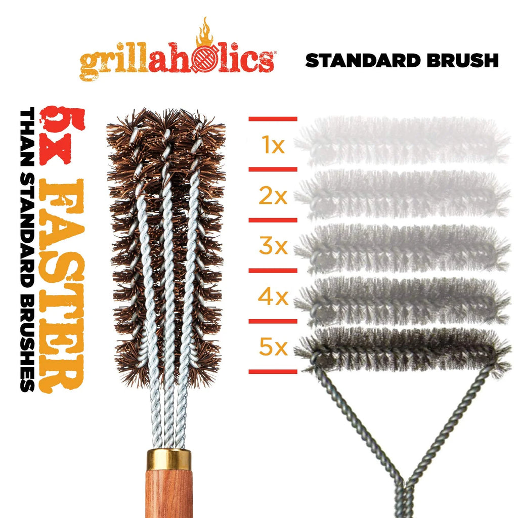 Palmyra Grill Brush with Wooden Handle C911688