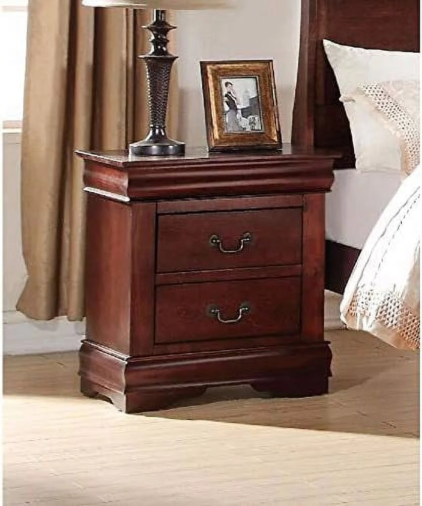 2 Drawer Cherry Nightstand O385843