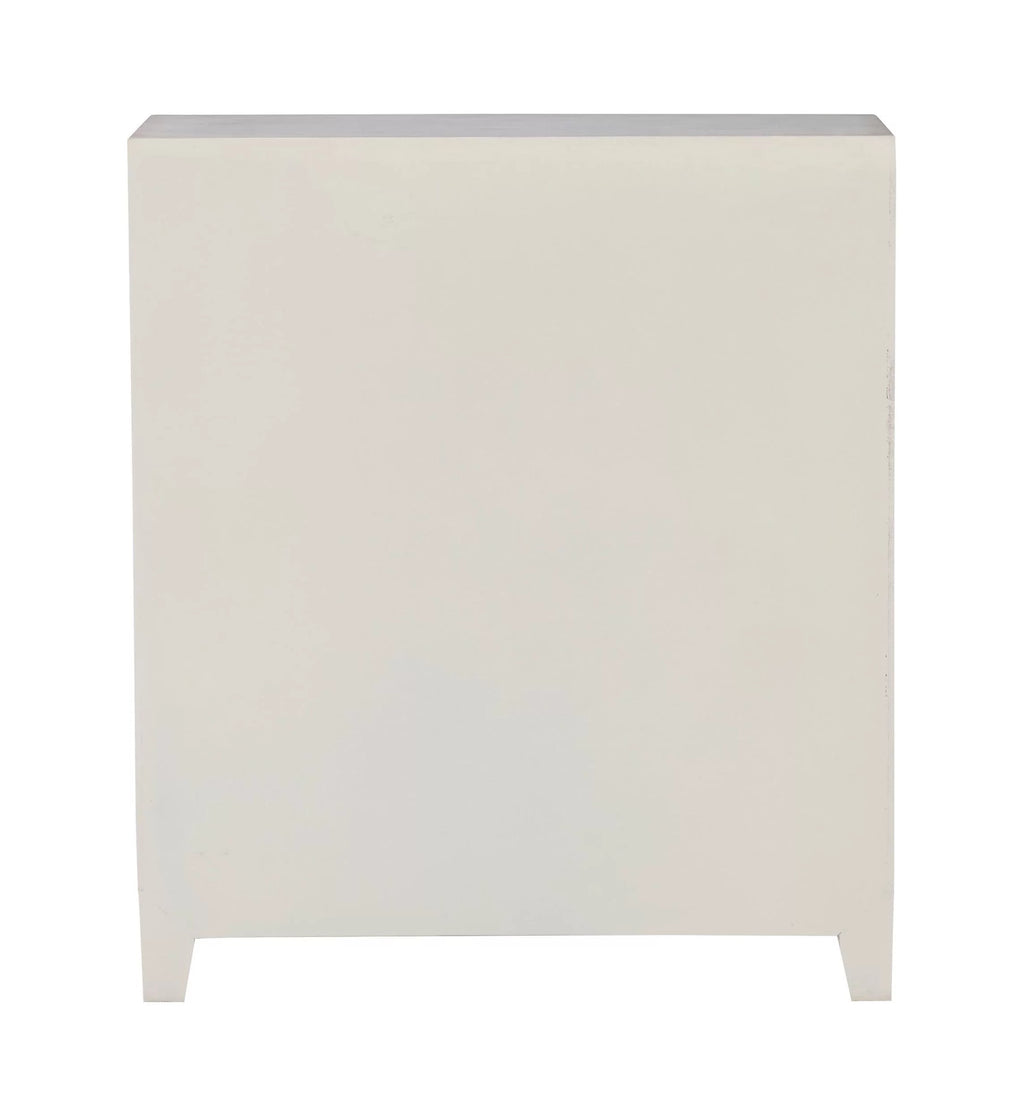 White Cabinet Table V341