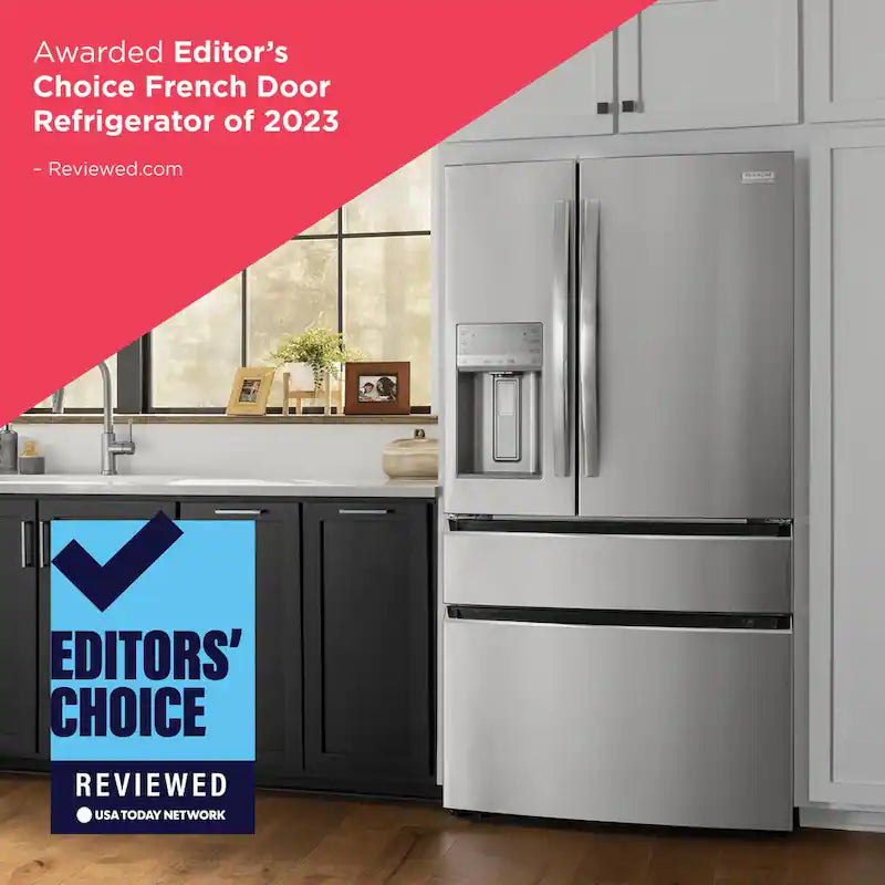 21.5 cu. ft. 4-Door French Door Counter-Depth Refrigerator I86086