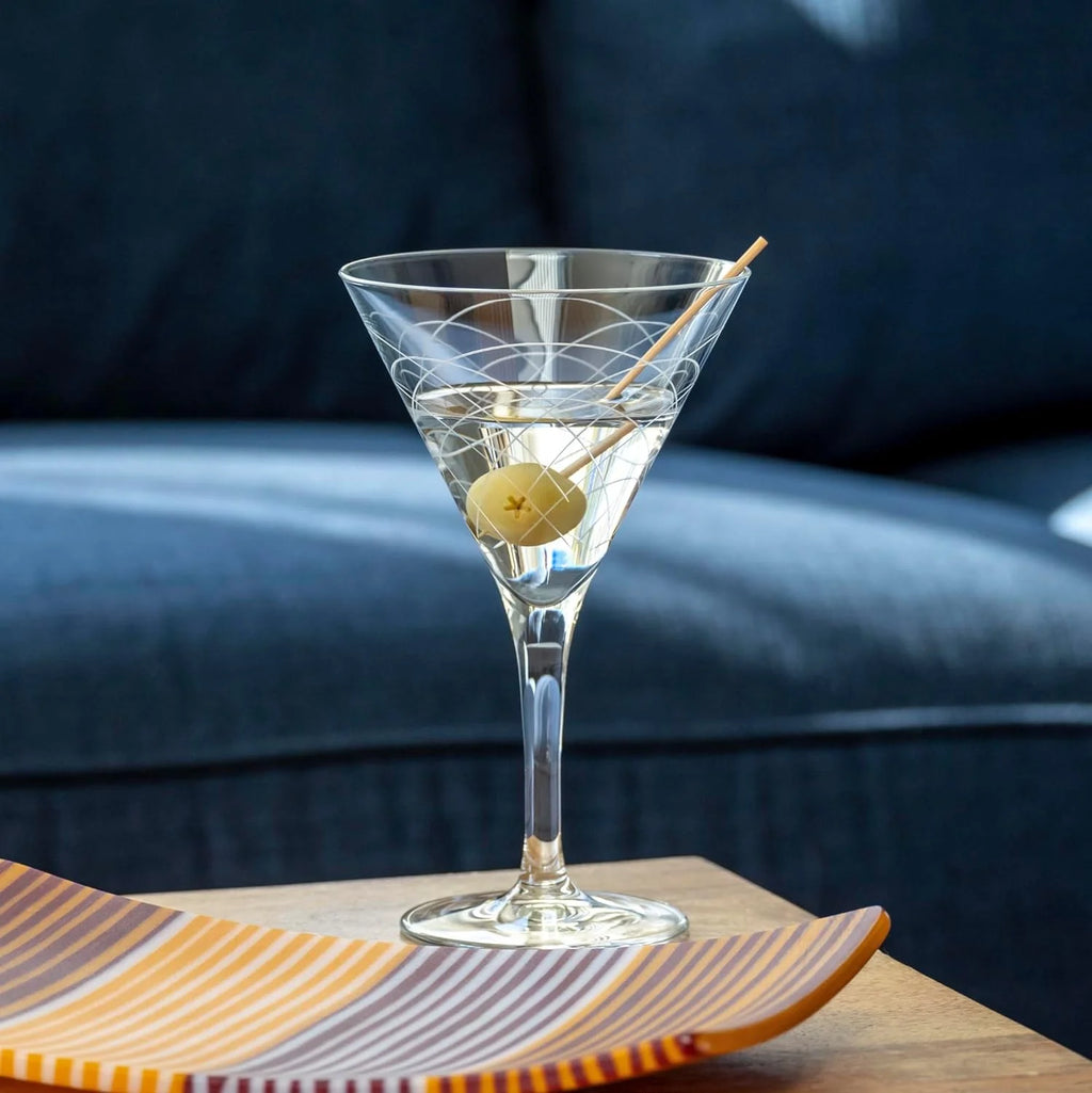 Mid-Century Stemmed 7.5 oz. Martini Glasses M27491