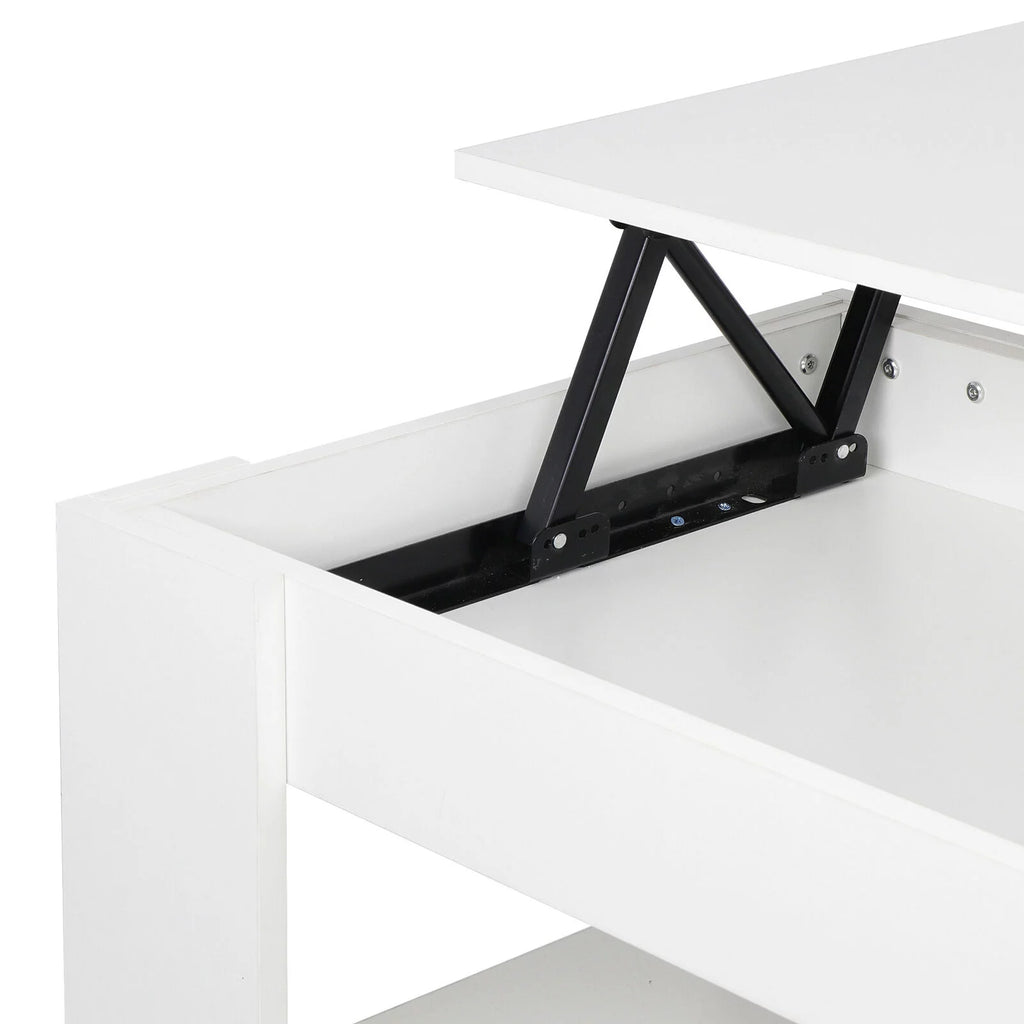 White Lift Up Coffee Table G2097