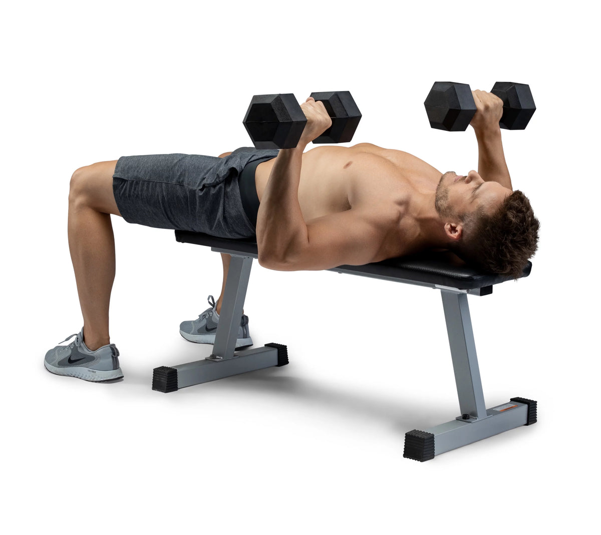 Rubber Hex Dumbbell 45 lbs O70147
