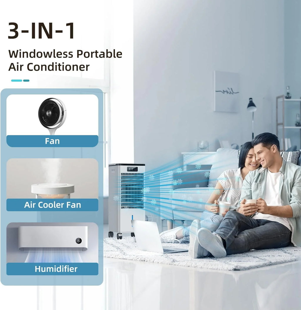 Portable 3-IN-1 Evaporative Air Cooler M646177