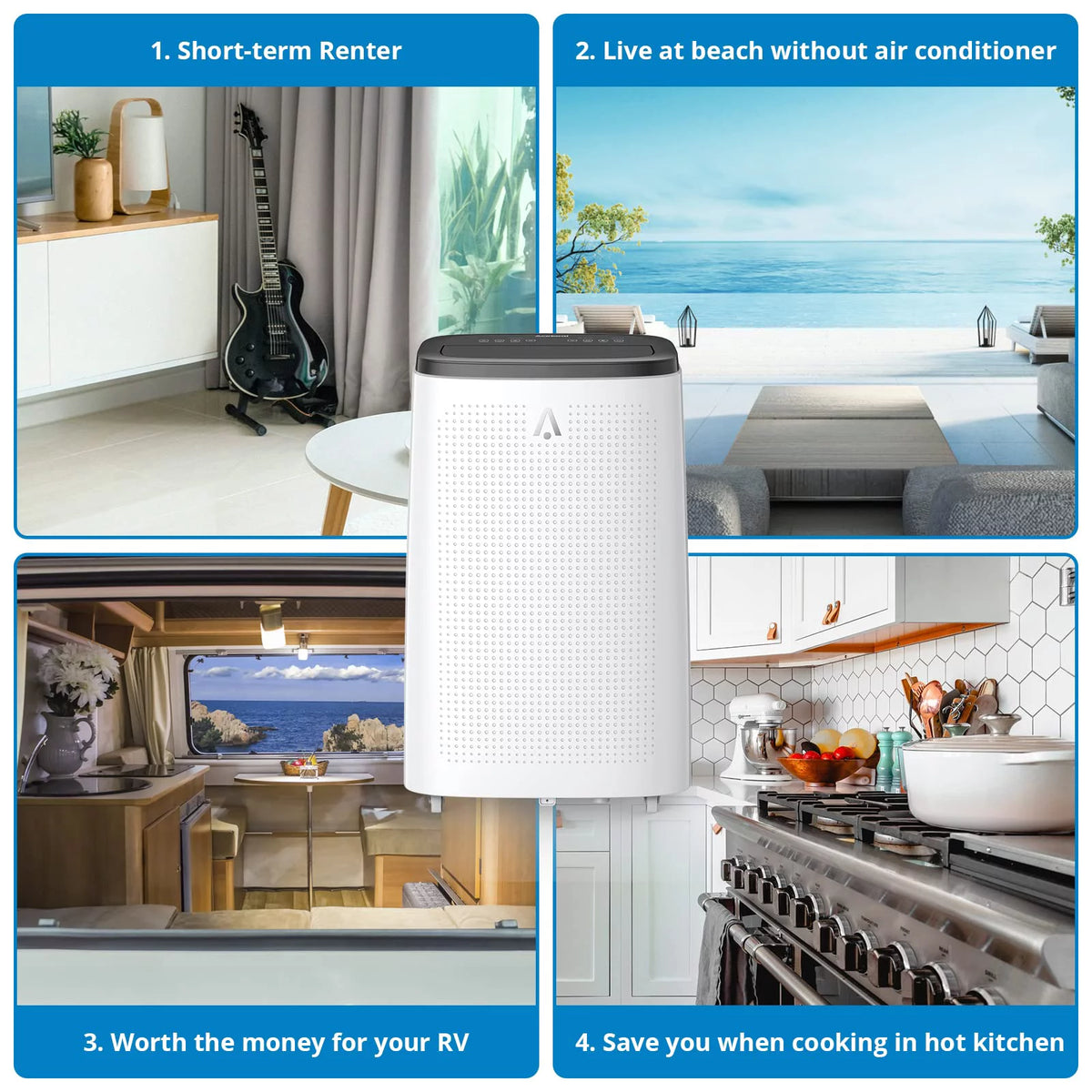 14,000 BTU 3-in-1 Portable Air Conditioner Q188