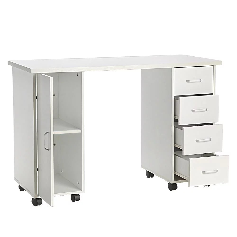 White Portable Manicure Table G863