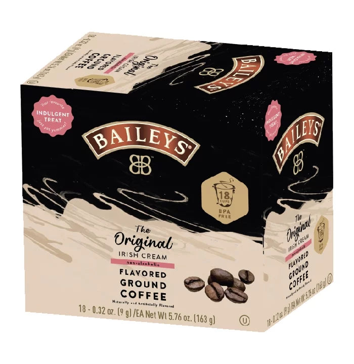 Irish Cream Flavored Coffee 4/18 Single Serve Cups H9532