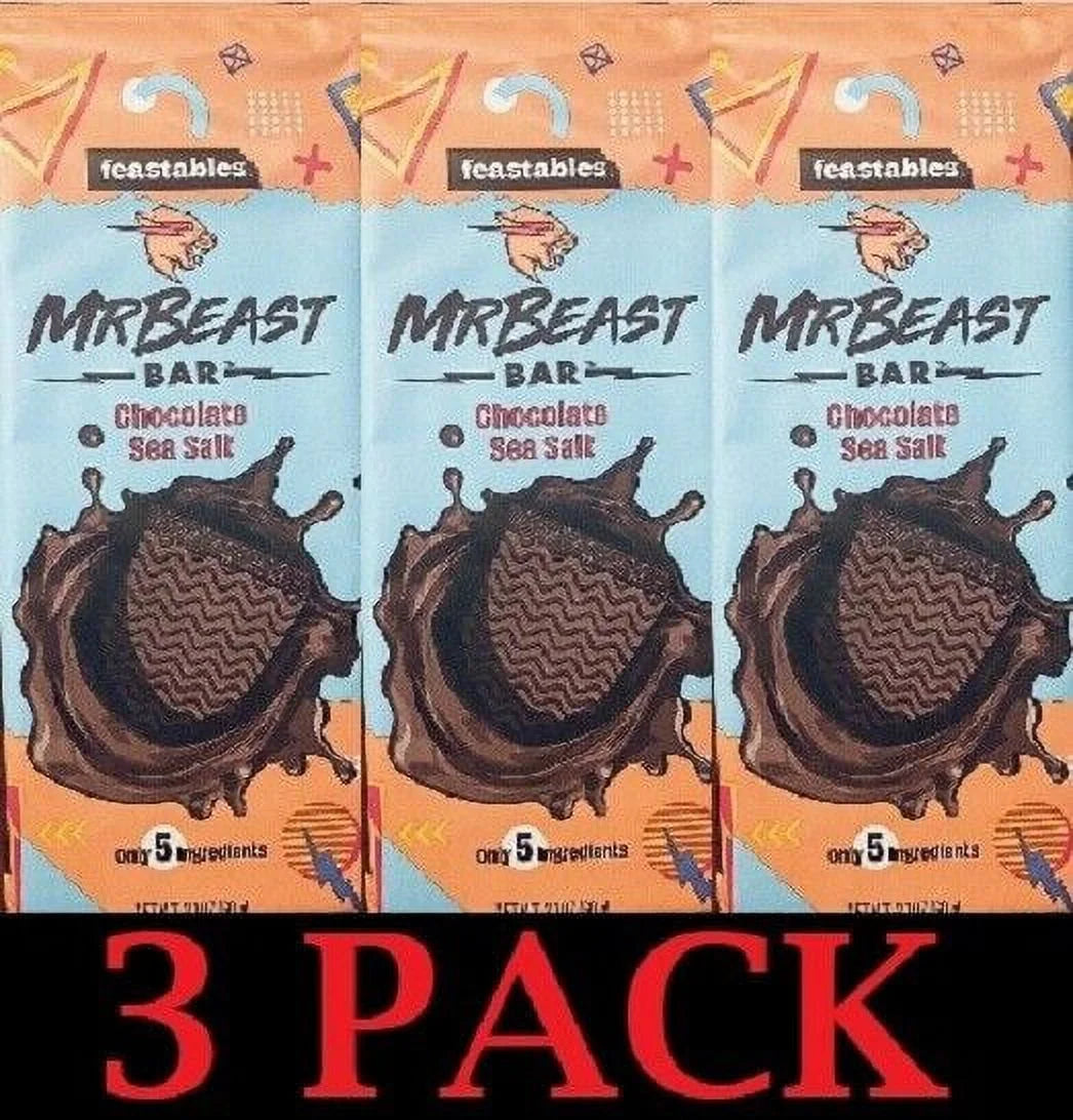 Chocolate Sea Salt Bar 3 Pack 2.1 oz G3316
