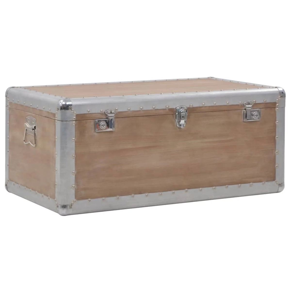 Wooden Fir Storage Chest Trunk G939365