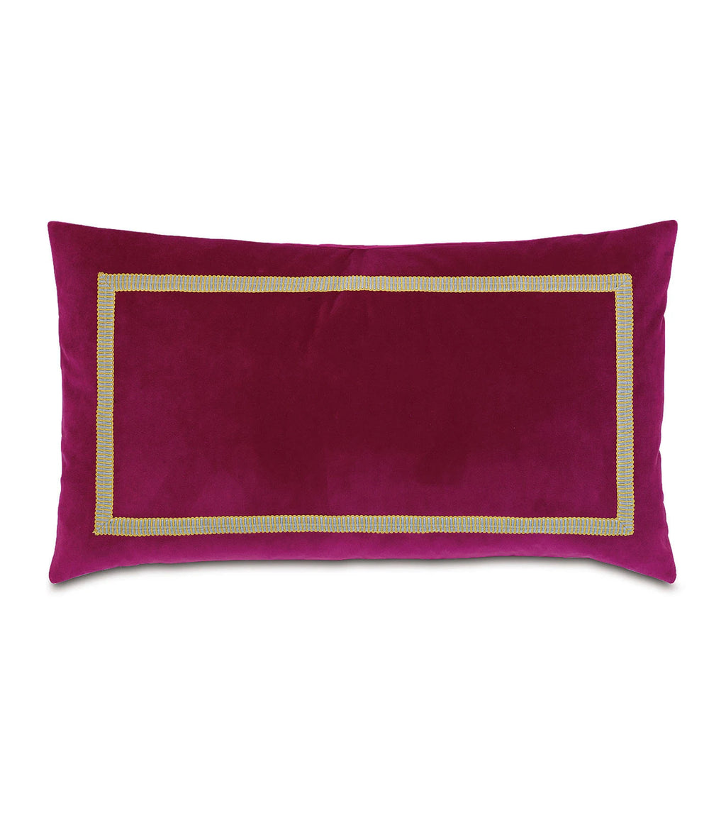 Plush Raspberry King Sham 21x37 I31231
