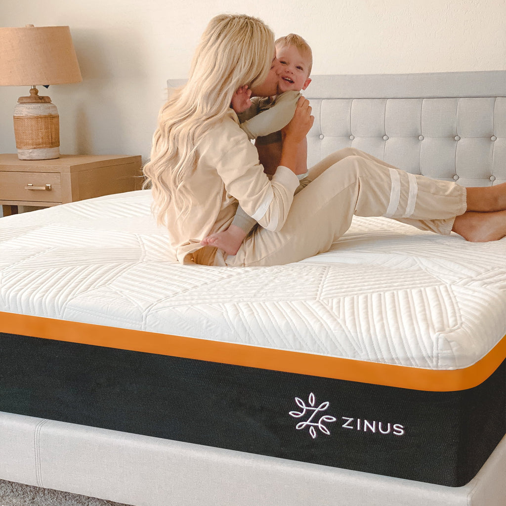 Queen Copper Memory Foam Pocket Spring Hybrid Mattress G154