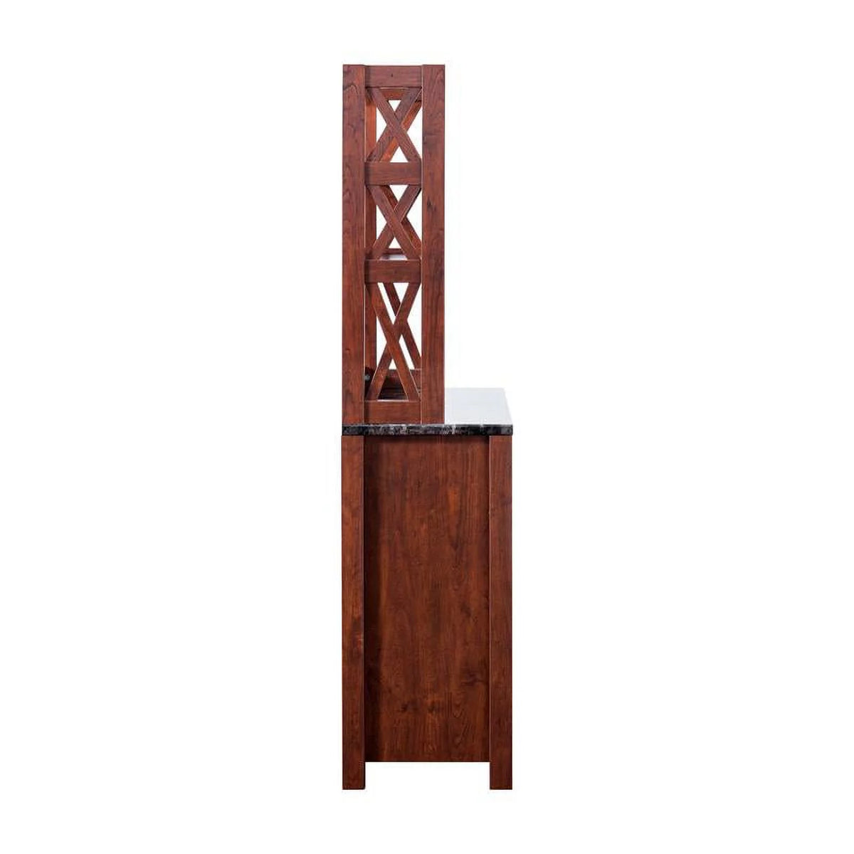 Rustic Wood Multi-Storage Baker Rack L94018