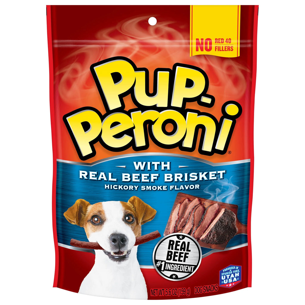 Real Beef Brisket Dog Treats 5.6oz Bag Pack of 8 S13740
