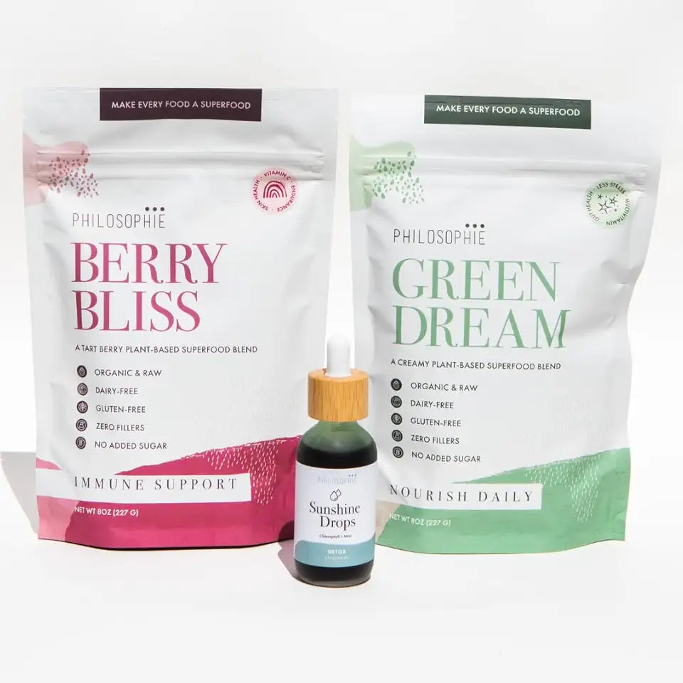 Liquid Chlorophyll & Superfood Powder Blend 3 Pack T200