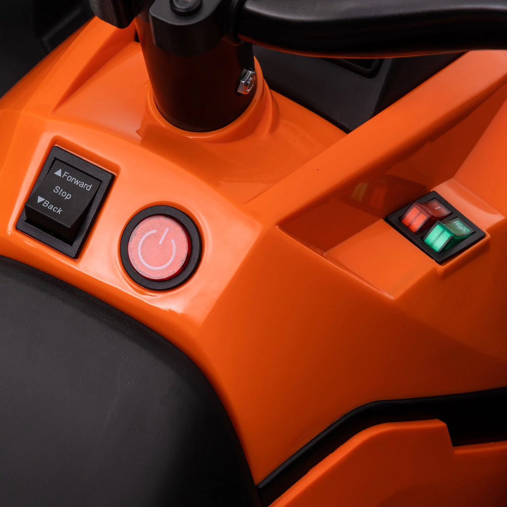 Black 24 Volt 2 Seater 4-Wheeler Quad Q952