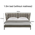 Leather Italian Double Bed W533