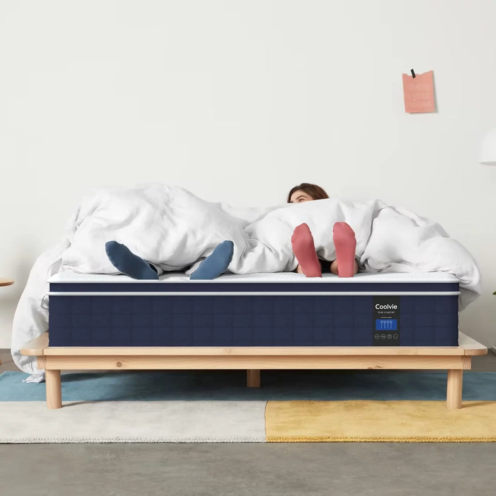 Queen 12 inch Hybrid Mattress with Foam and Pocket Springs Y126