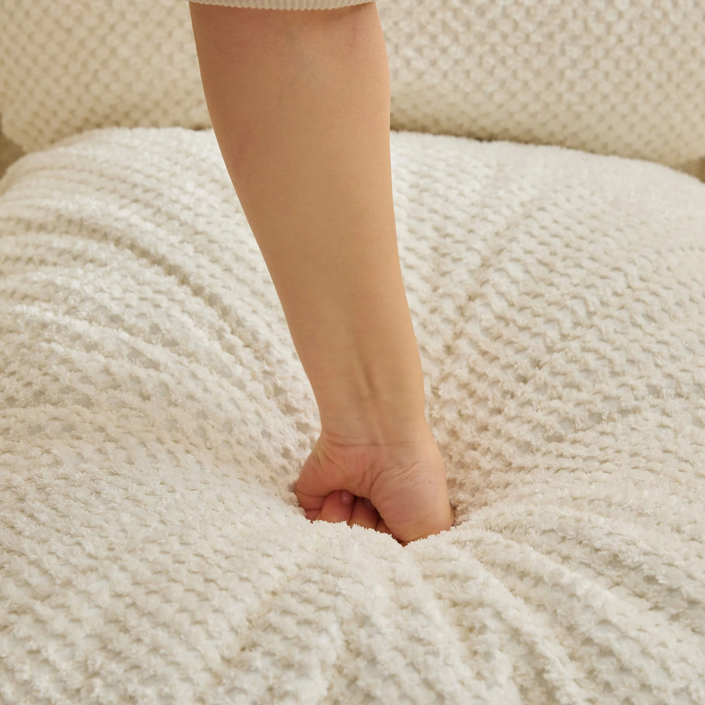 White Lazy Sofa Floor Couch I7260