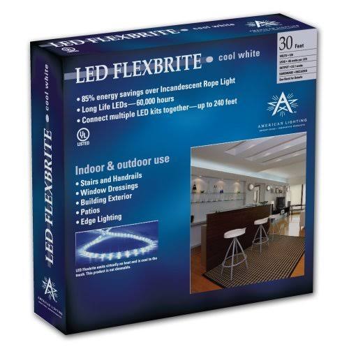 75ft Cool White LED Rope Light Kit R2302