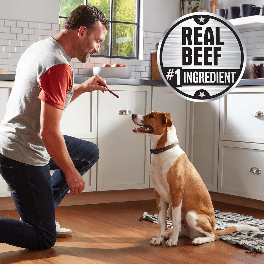 Real Beef Brisket Dog Treats 5.6oz Bag Pack of 8 S13740