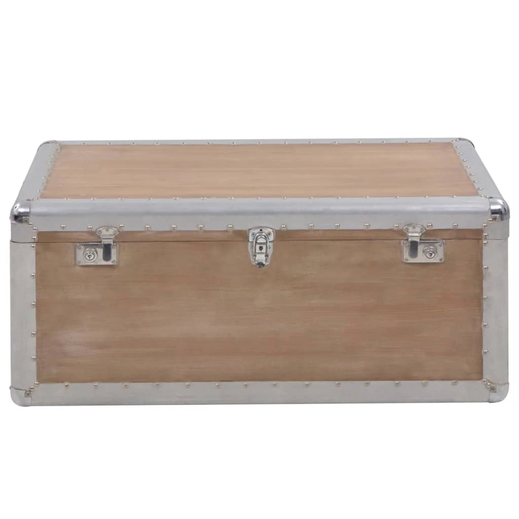 Wooden Fir Storage Chest Trunk G939365