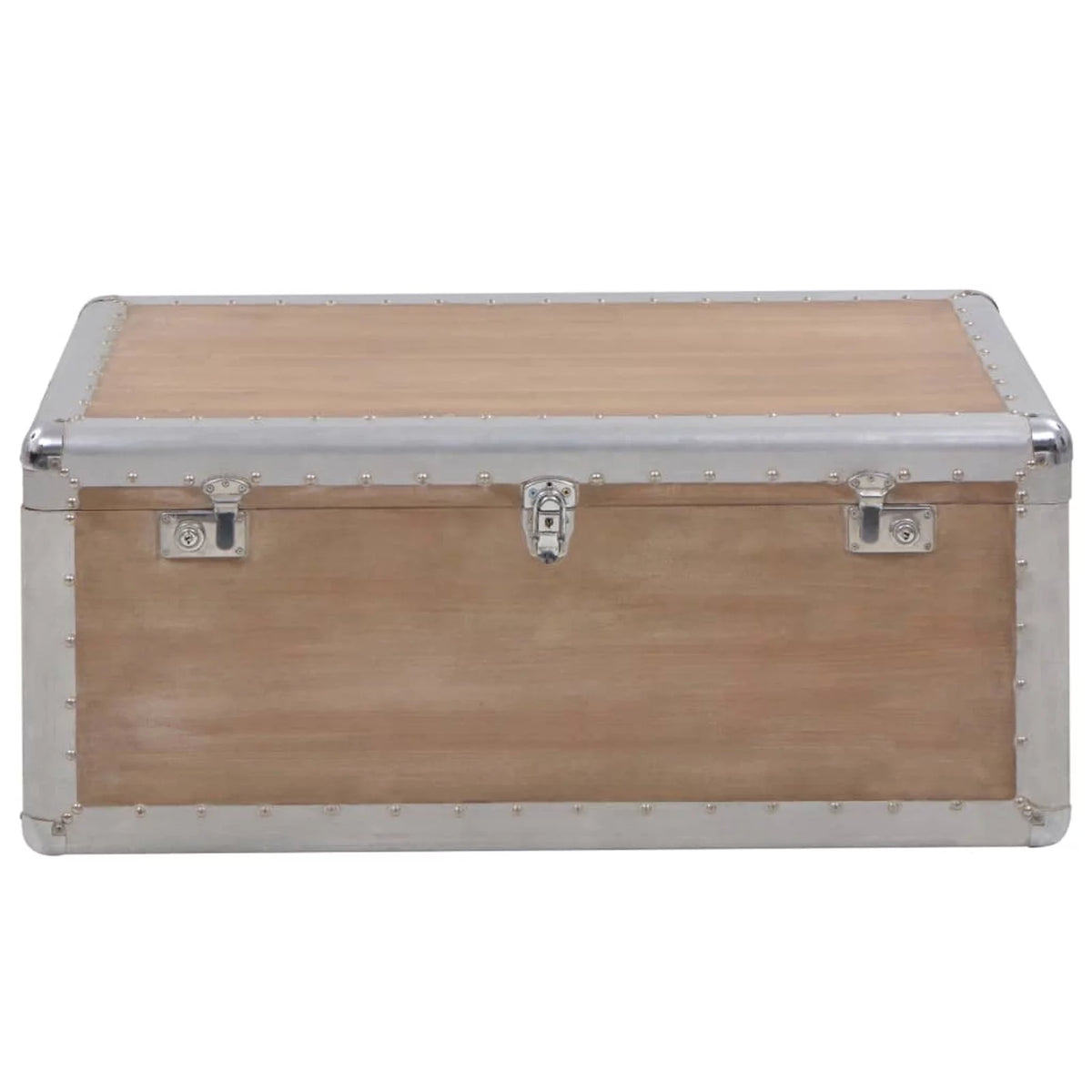 Wooden Fir Storage Chest Trunk G939365