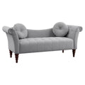 75" Traditional Fabric Settee with 2 Pillows I9789