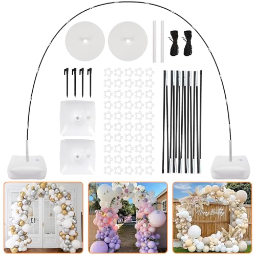 8ft Tall 9ft Wide Adjustable Balloon Arch Kit F350543