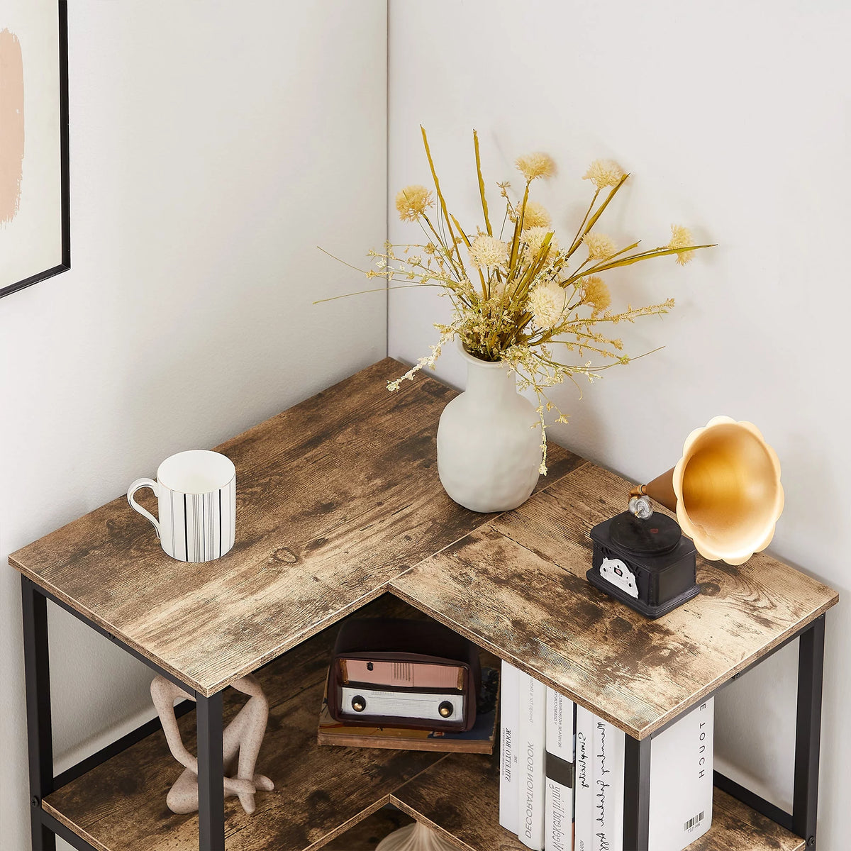 3 Tier L-Shaped Corner Shelf Q132060