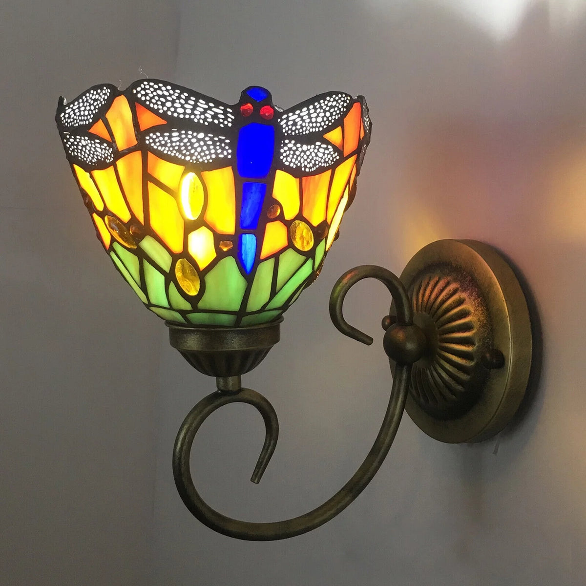 Stained Glass LED Wall Sconce P271