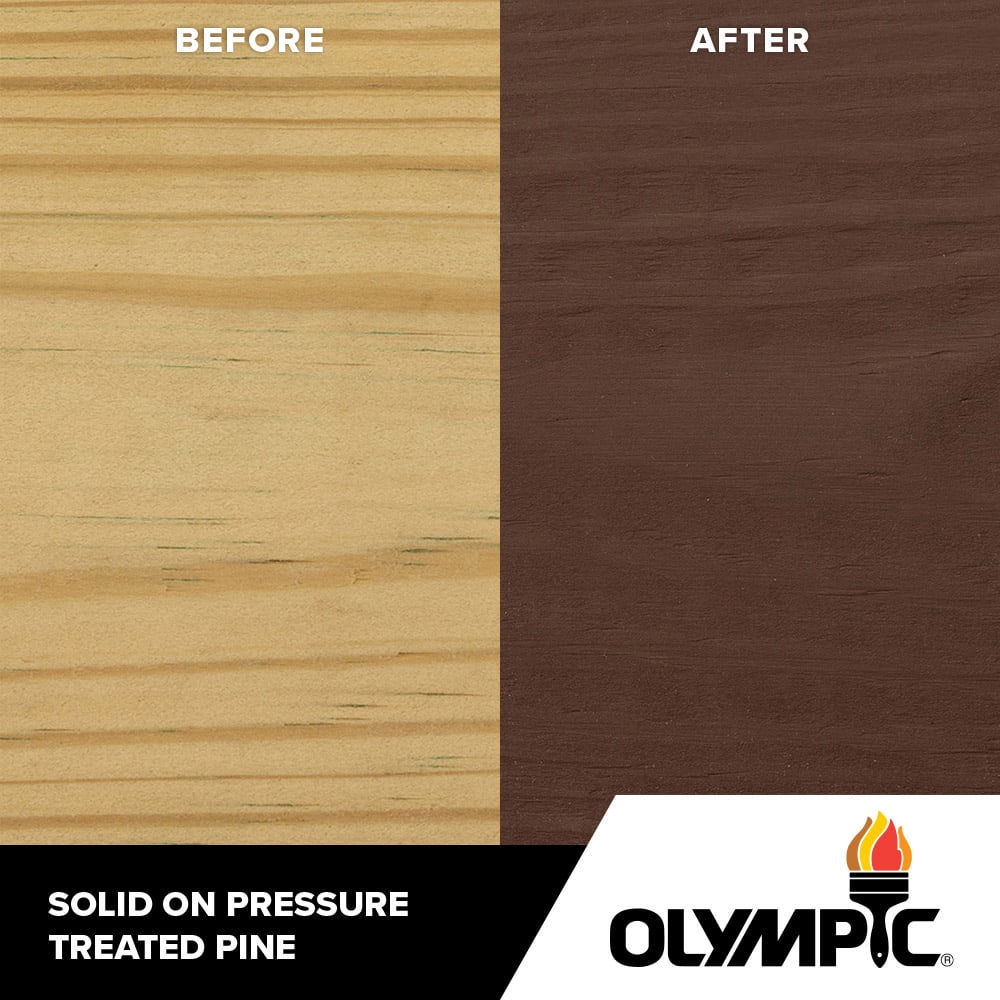 Mahogany Solid Color Exterior Stain and Sealer F982718