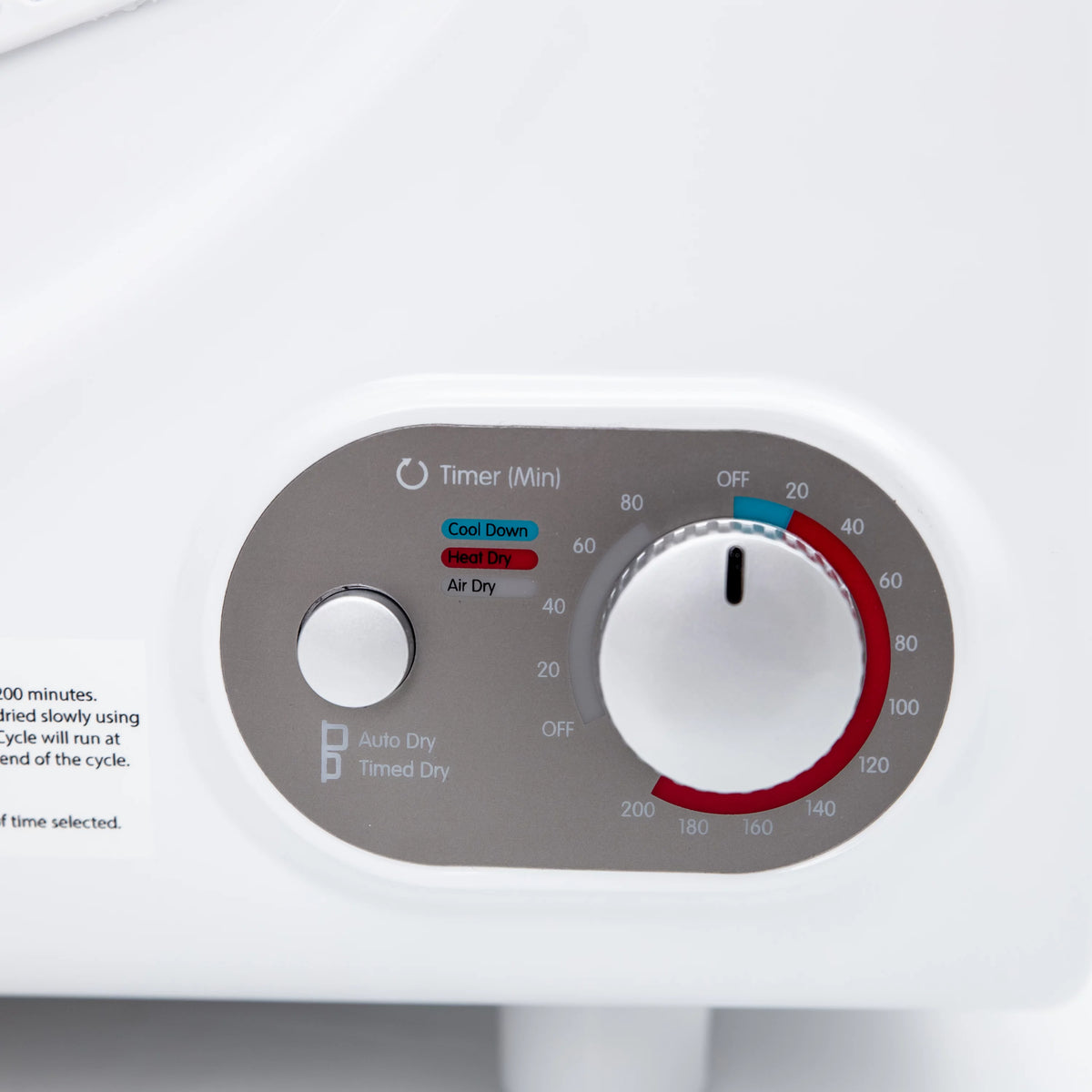 2.6 Cu. Ft. Front Load Electric Dryer White L3138