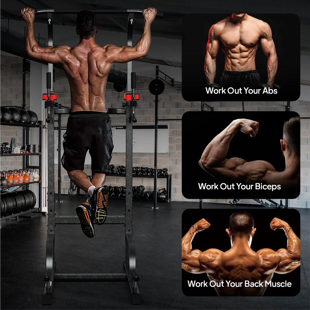 Multifunction Power Tower Dip Station Pull up Bar N990303