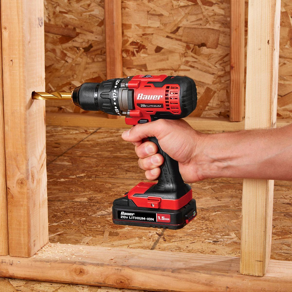 20V Cordless 1/2 in. Drill/Driver Kit with Battery and Charger R404