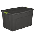 35 Gallon Storage Tote Box with Lid, 16 Pack S8604