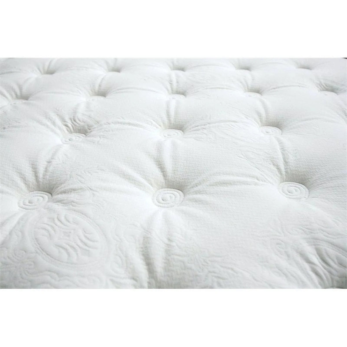 White Quilted Euro Top Queen Mattress H860