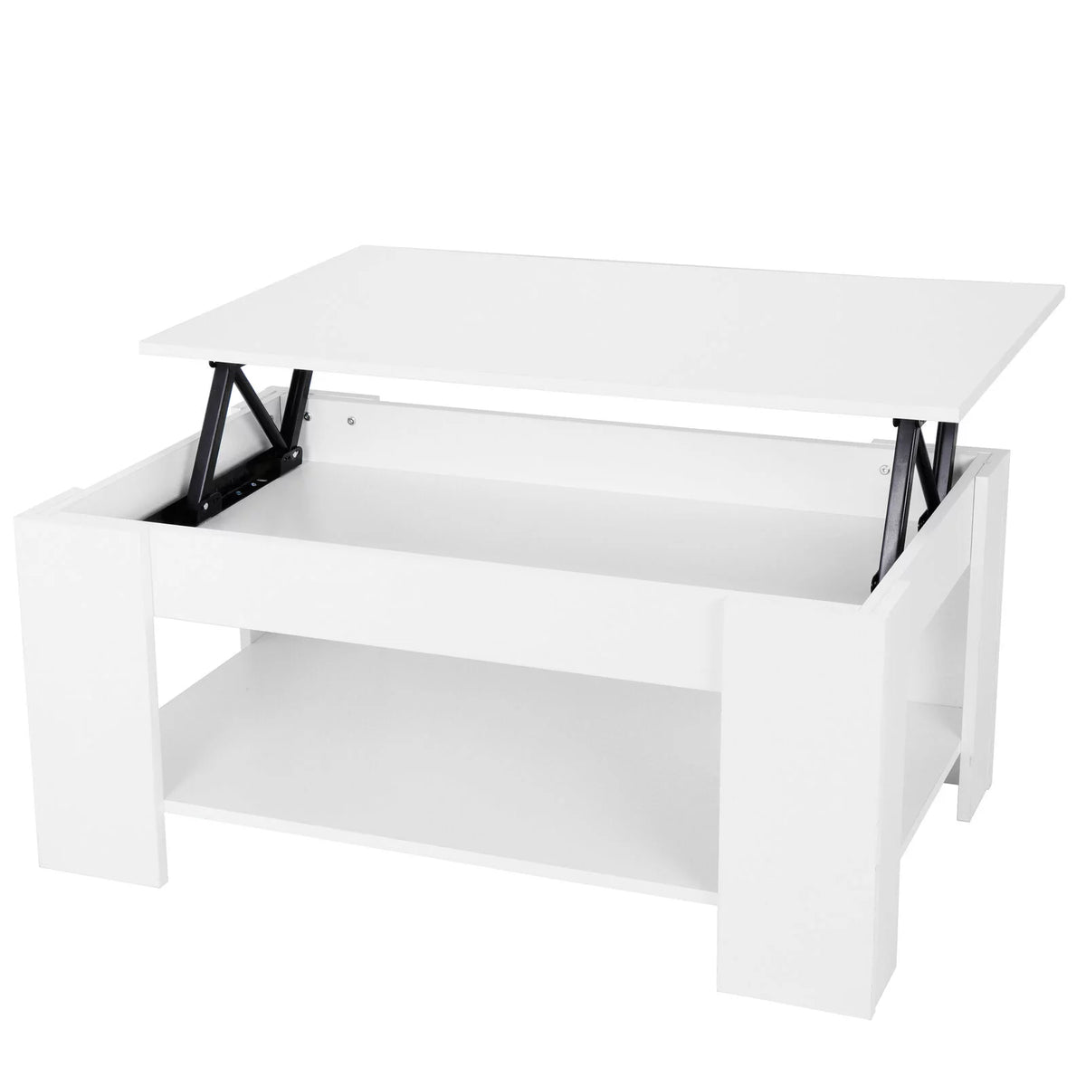 White Lift Up Coffee Table G2097
