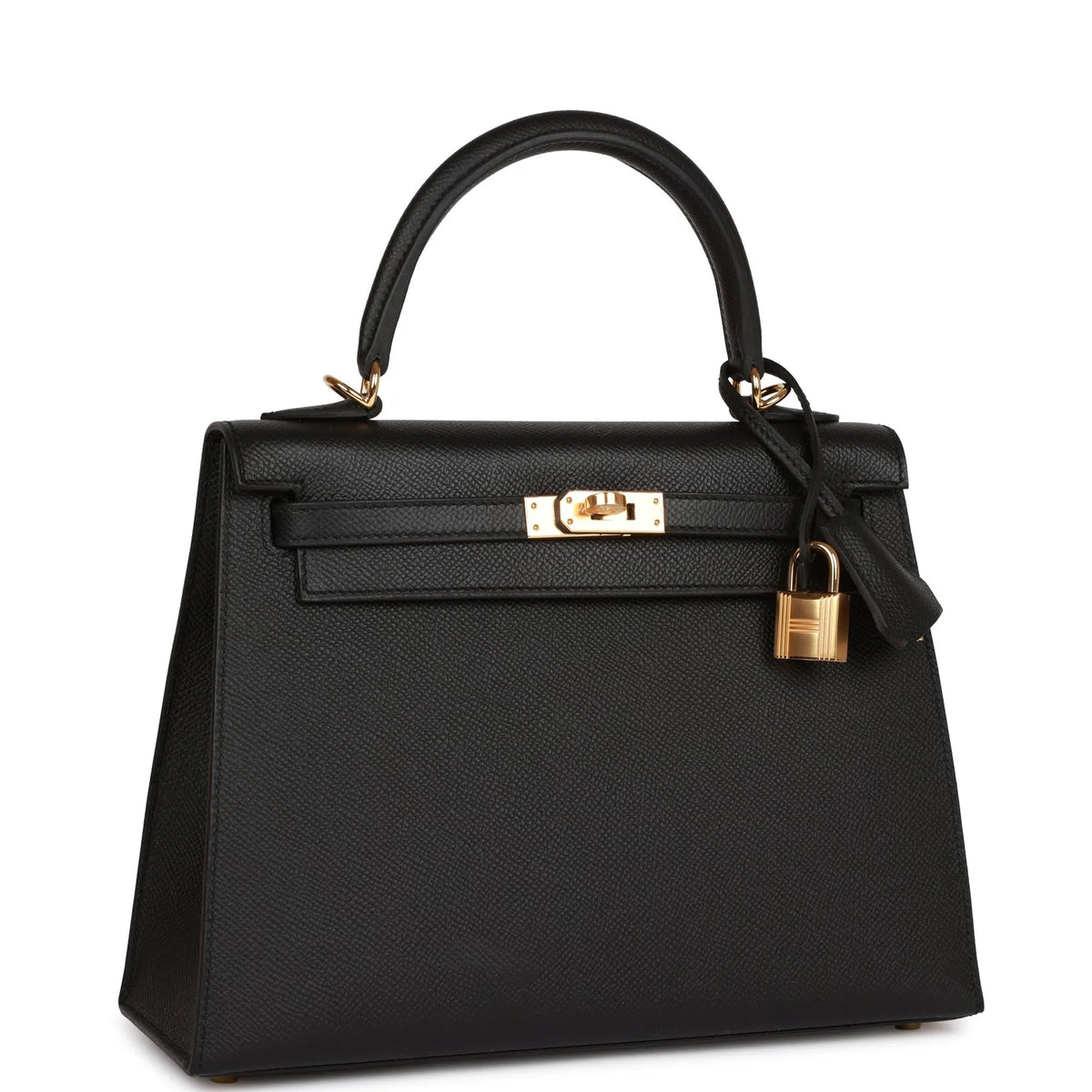 Black Leather Handbag Z545