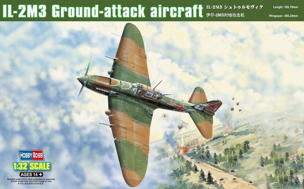 1/32 Il-2M3 Ground Attack Aircraft Model Kit M1698